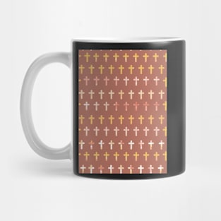 Mini Flowery Crosses Mug